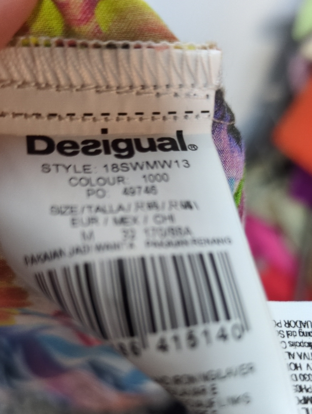 Desigual Jasmine Tropical Print Maxi Dress, Size M - Picture 11 of 11